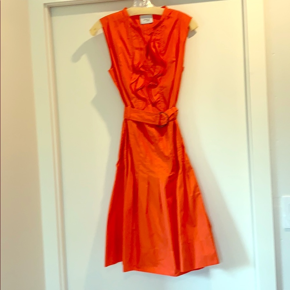 Akris Punto orange dress